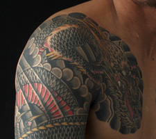 京都　タトゥー　彫とら