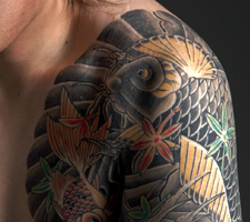 京都　タトゥー　彫とら