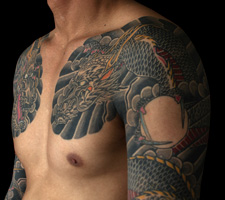 京都　タトゥー　彫とら