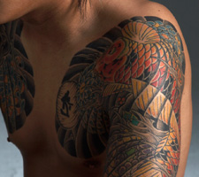 京都　タトゥー　彫とら