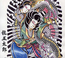 京都　タトゥー　彫とら