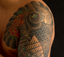 京都　和彫り　彫とら