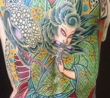 京都　和彫り　彫とら