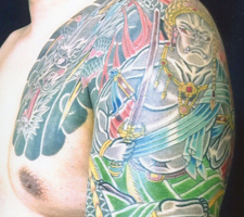 京都　和彫り　彫とら