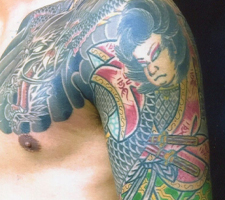 京都　和彫り　彫とら