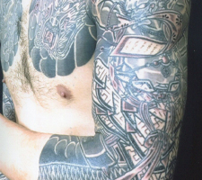 京都　和彫り　彫とら